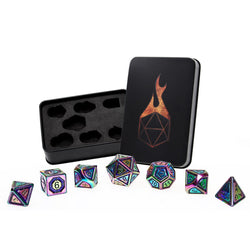 Dice Forged: Poly 7 set Futuristic