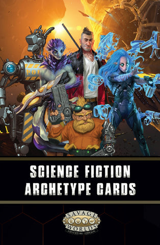 Savage Worlds: Science Fiction Archetype Card Boxed Set (SWADE)