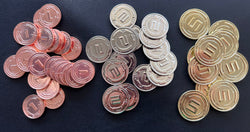 Boardgame Upgrade Mayfair: Metal Coin 50 Set