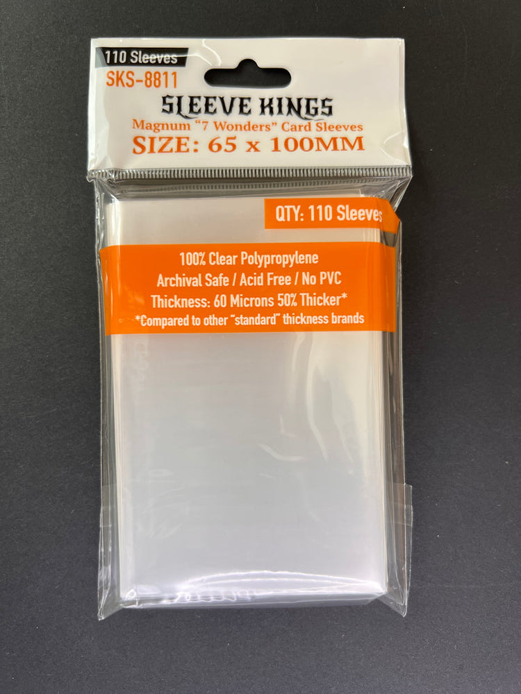 Boardgame Sleeves Sleeve Kings: Magnum "7 Wonders" (65x100mm)