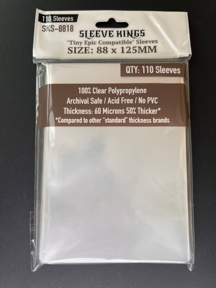 Boardgame Sleeves Sleeve Kings: "Tiny Epic Compatible" Sleeves (88x125mm)