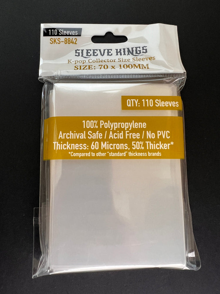 Boardgame Sleeves Sleeve Kings: Kpop Collector Size 70mm x 100mm (110)