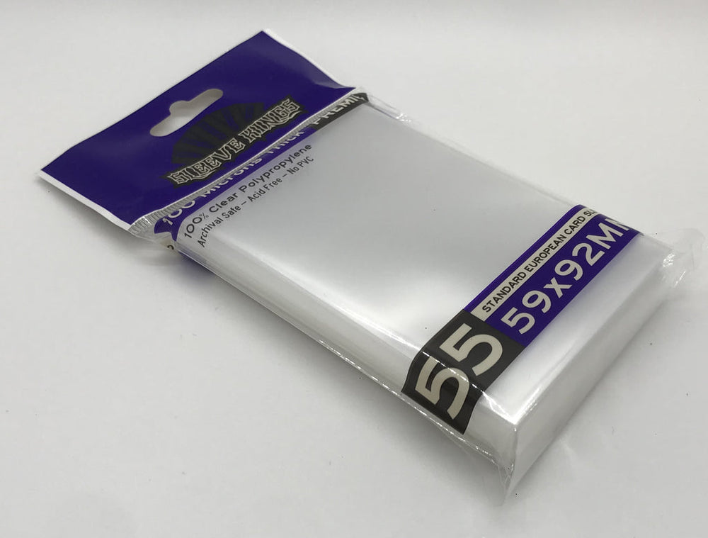 Boardgame Sleeves Sleeve Kings: Standard European Card Sleeves 59mm x 92mm (55)