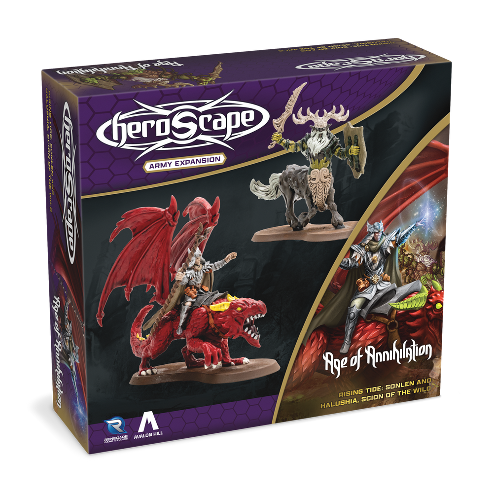 Heroscape Rising Tide: Sonlen and Halushia, Scion of the Wild Army Expansion