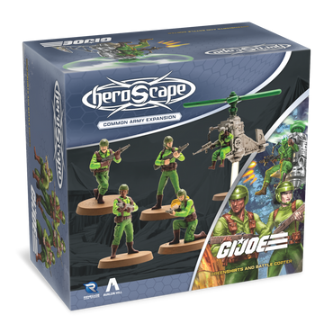 G.I. JOE Heroscape: JOE Greenshirts and Battle Copter Army Expansion
