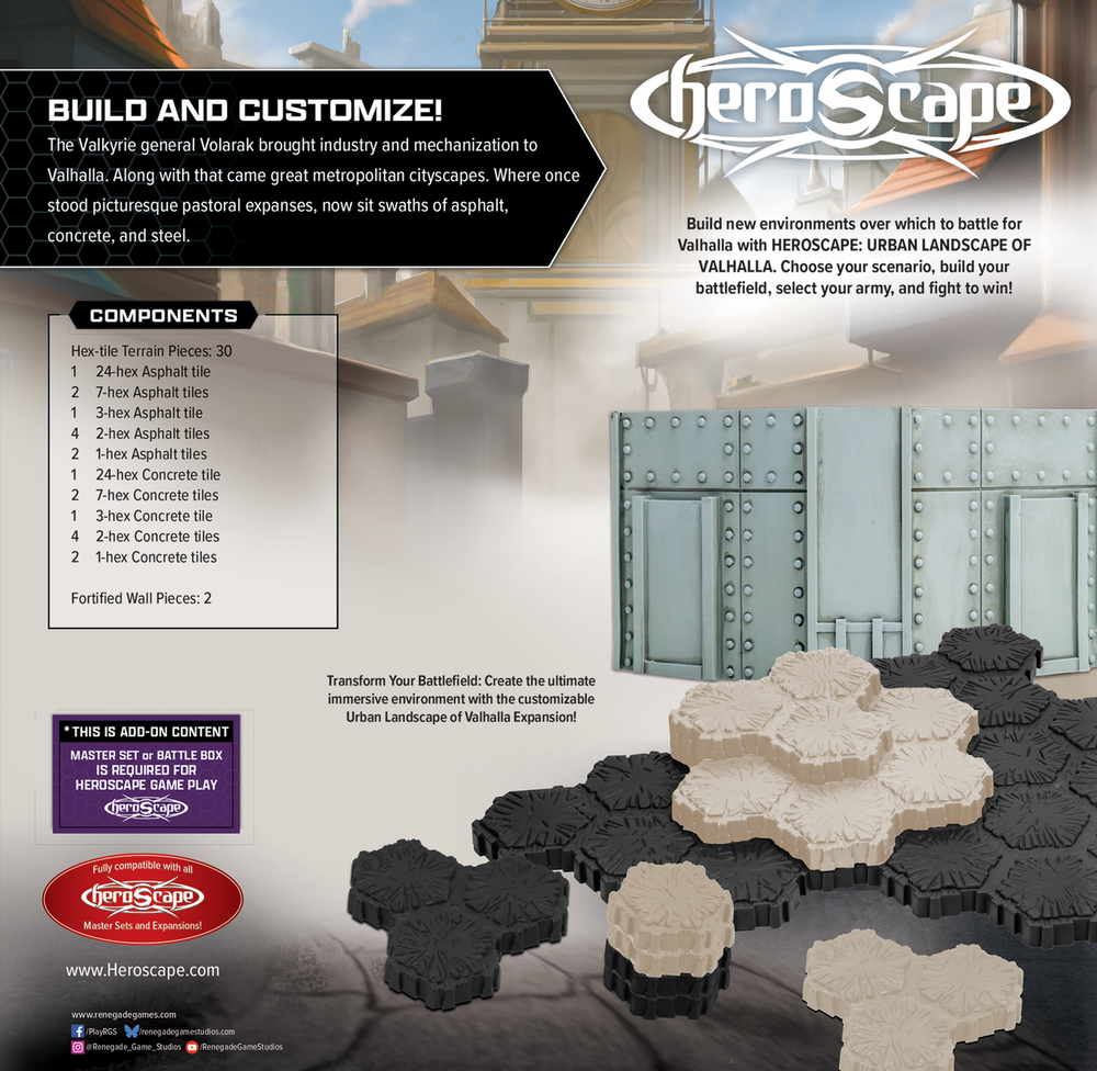 Heroscape: Terrain The Urban Landscape of Valhalla