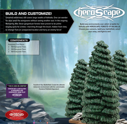 Heroscape: Terrain Forests of Valhalla Terrain Expansion