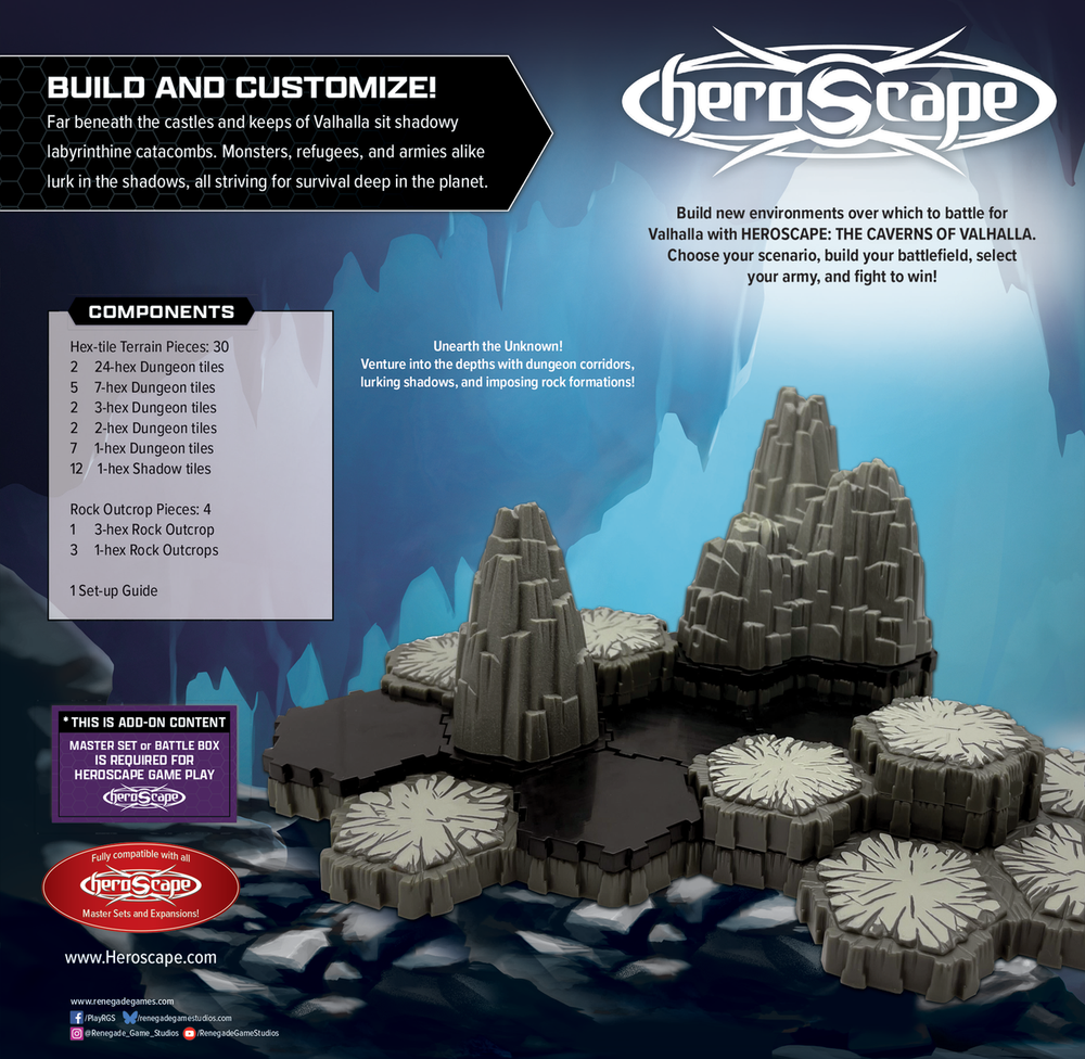 Heroscape: Terrain The Caverns of Valhalla