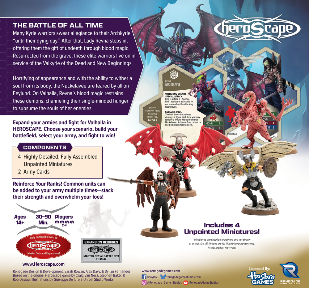 Heroscape: Revna Revenants of Revna and Nuckelavee
