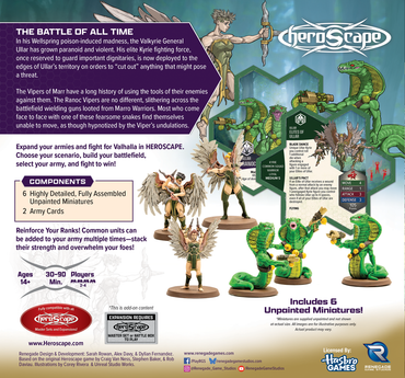 Heroscape: Ullar Elites of Ullar and Ranoc Vipers