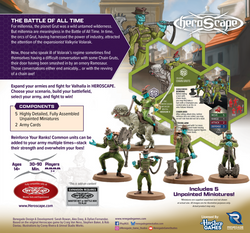 Heroscape: Volarak Chain Gruts and Ramosaur Rider