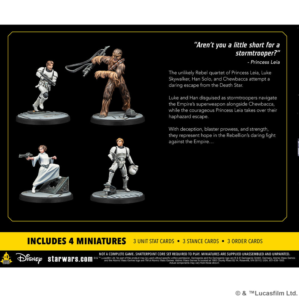 Star Wars Shatterpoint: Rebel - Princess Leia Squad - This is Some Rescue