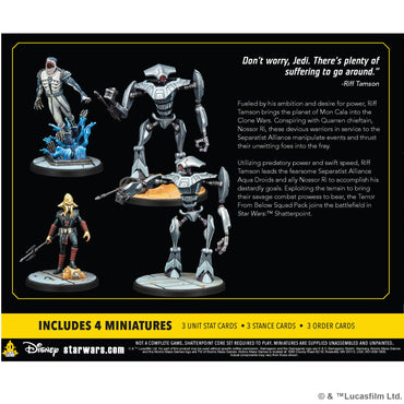 Star Wars Shatterpoint: Terror From Below Squad Pack