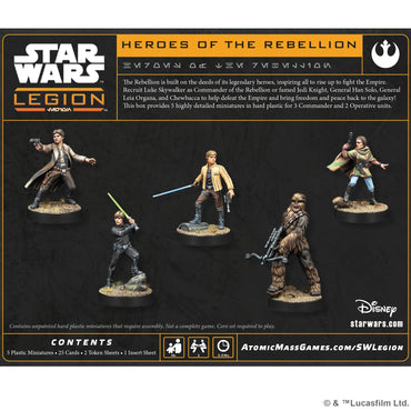 Star Wars Legion: Rebel Heroes of the Rebellion