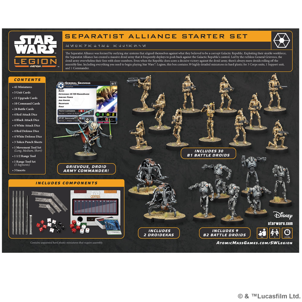 Star Wars Legion: Separatist Alliance Starter Set