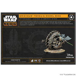 Star Wars Legion: Separatist General Grievous' TSMEU-6 Wheel Bike