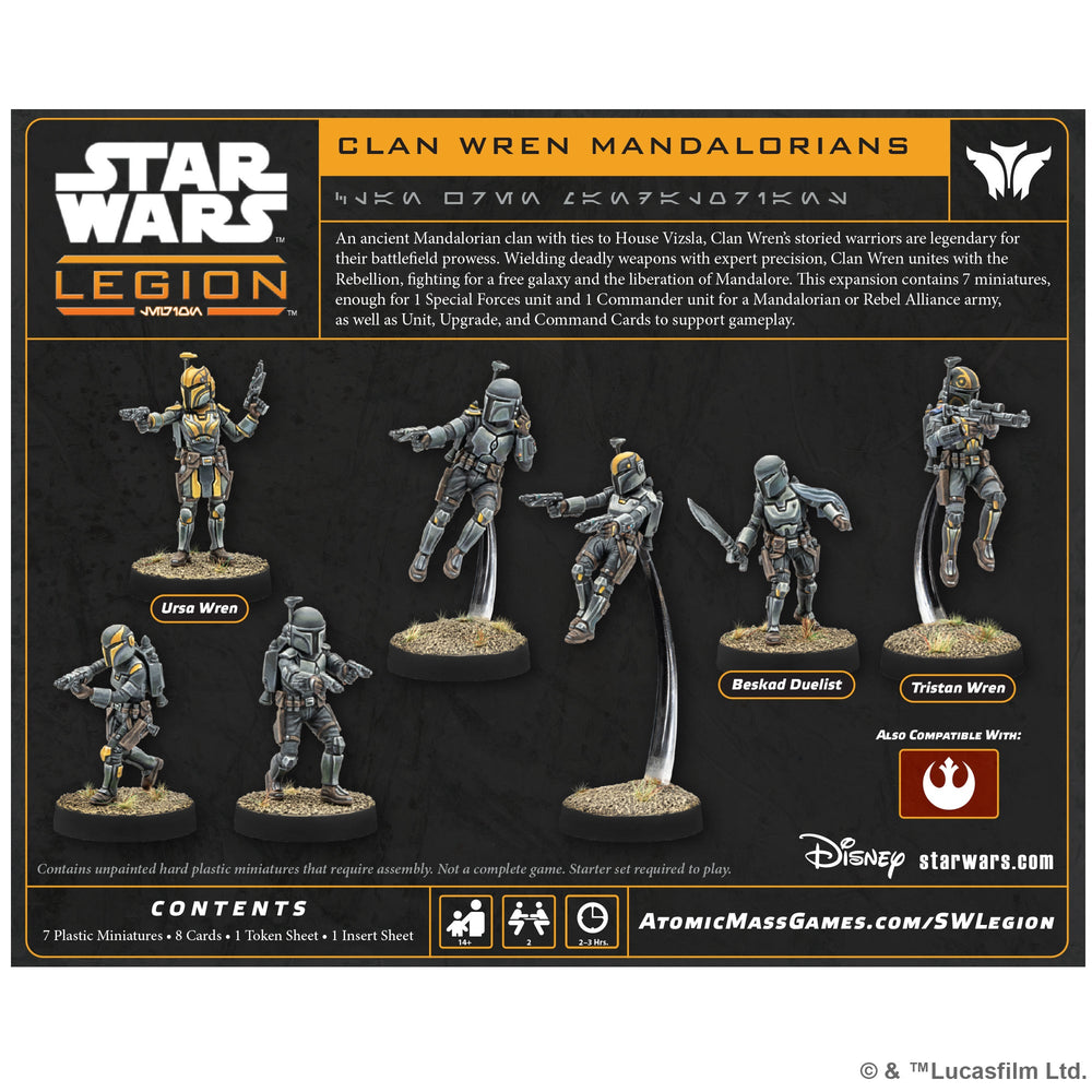 Star Wars Legion: Mandalorian Clan Wren