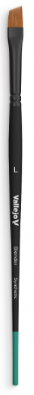 Paint Brush Vallejo: Blender Brush: Flat Angled Synthetic Brush