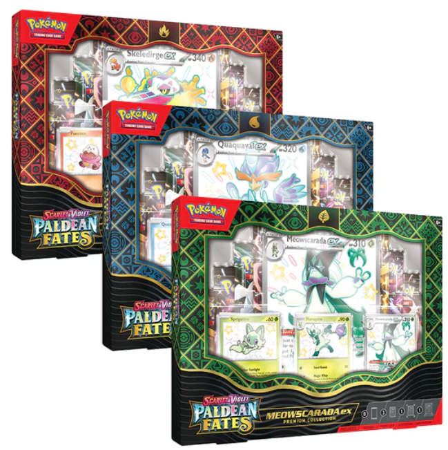 Pokemon: Scarlet & Violet - Paldean Fates Pokemon ex Premium Collection