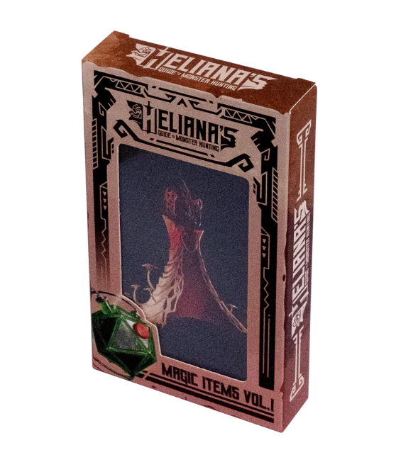 Heliana's Guide to Monster Hunting: Heliana's Item Cards