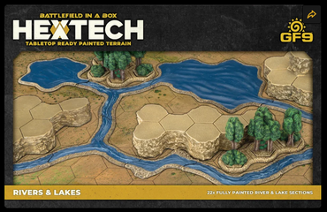 BattleTech Hextech: Rivers and Lakes (x22)