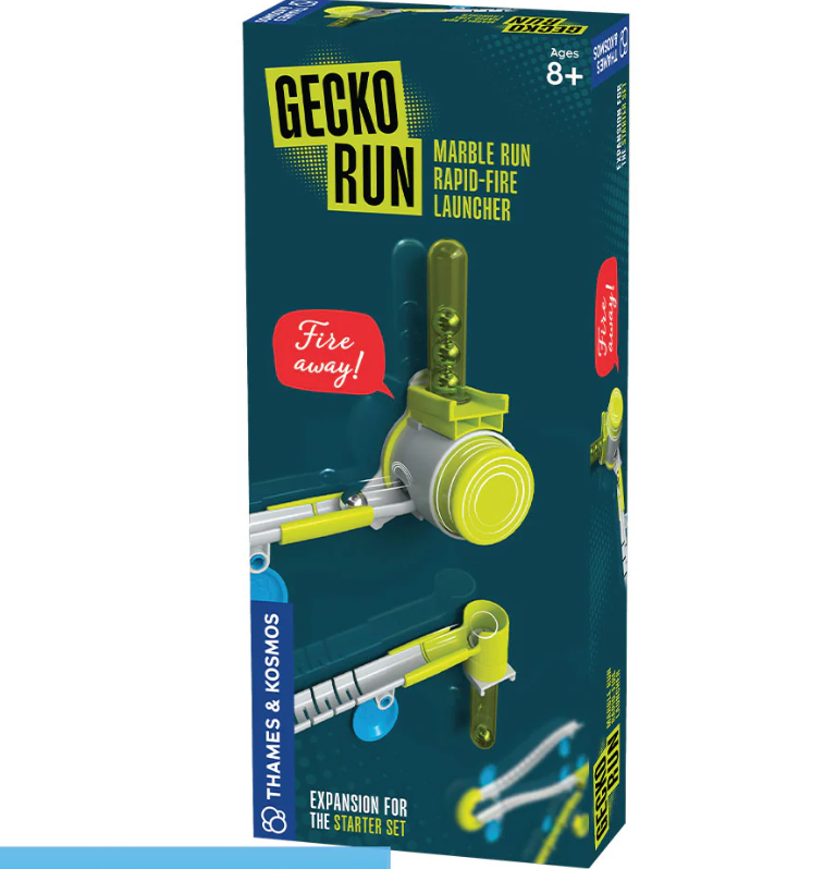 Gecko Run: Marble Run Rapid-Fire Launcher Expansion Pack