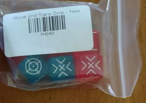 Alone: Dice set - Translucent
