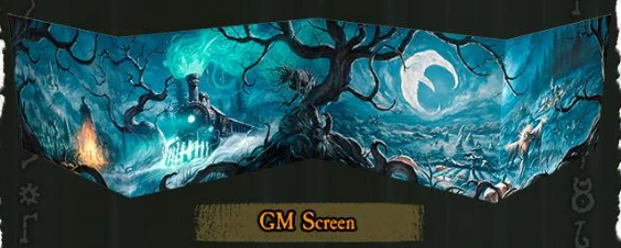 Dungeons & Dragons Avantris: The Crooked Moon: Wickermoor GM Screen & Maps