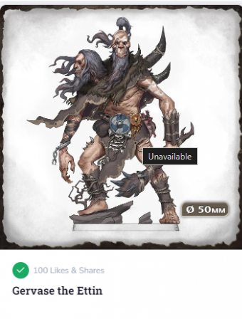 Dungeons & Lasers Fantasy: Caves - Gervase the Ettin