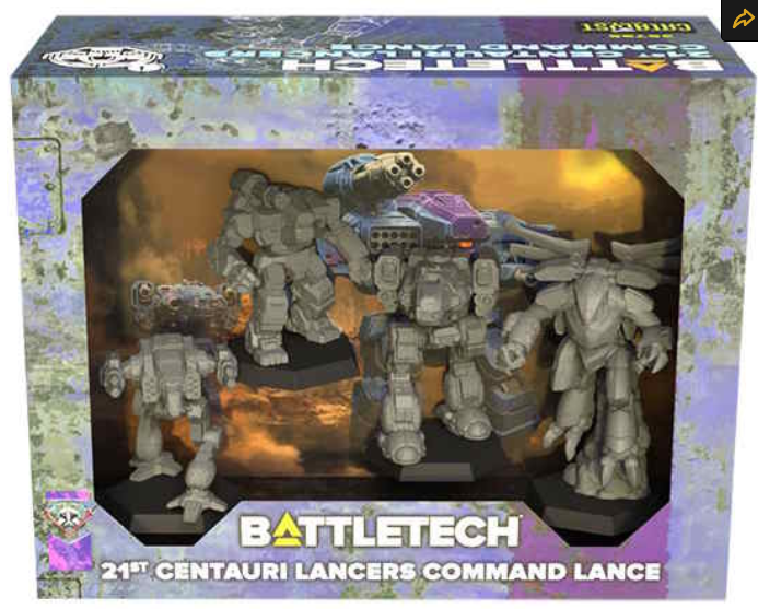 BattleTech: 21st Centauri Lancers Command Lance