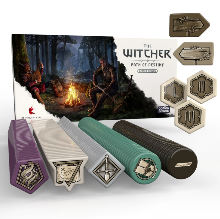 The Witcher Path of Destiny: Acrylic Tokens