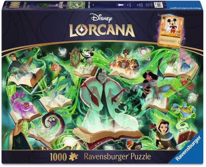 Puzzle Ravensburger: 1000 Piece Disney Lorcana Emerald