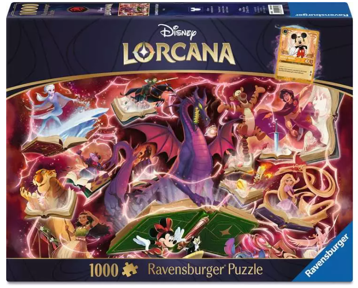 Puzzle Ravensburger: 1000 Piece Disney Lorcana Ruby