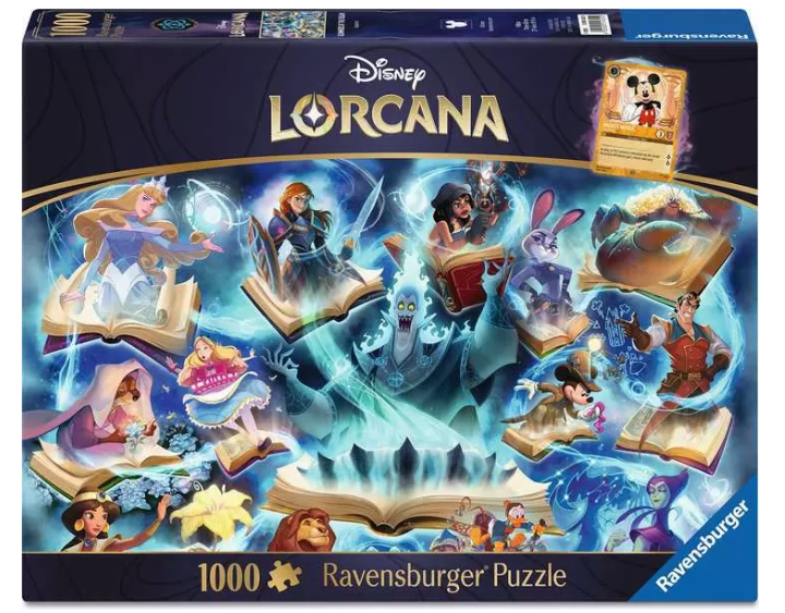 Puzzle Ravensburger: 1000 Piece Disney Lorcana Sapphire