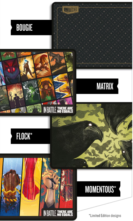 Unmatched: Playmat 4 pack