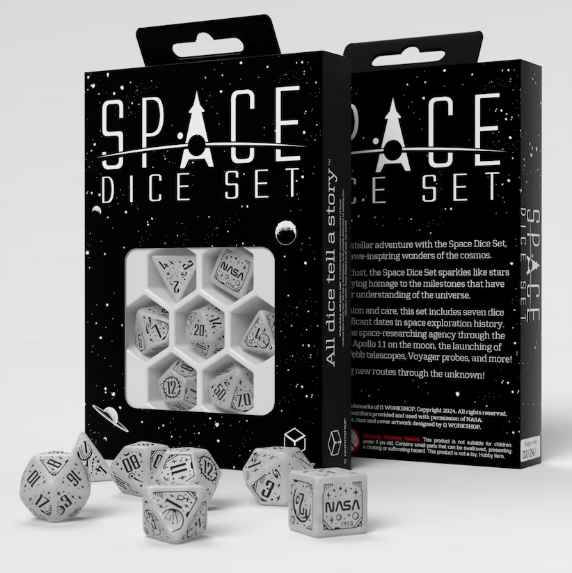 Dice Q-workshop: Poly 7-set Space Dice