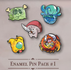 Heliana's Guide to Monster Hunting: Enamel Pins