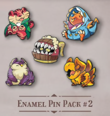 Heliana's Guide to Monster Hunting: Enamel Pins