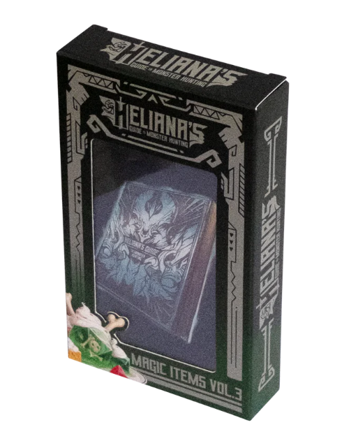 Heliana's Guide to Monster Hunting: Heliana's Item Cards