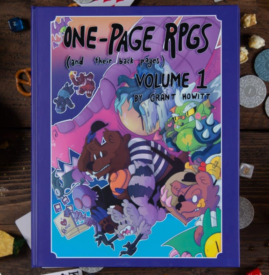 One Page Games for Younger Players