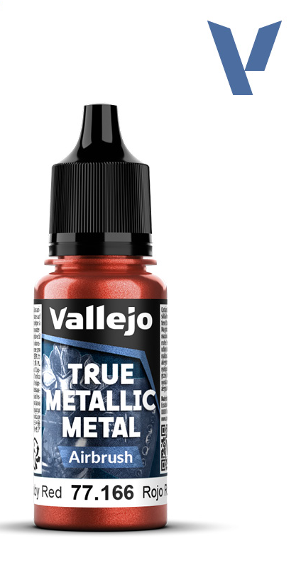 Paint Vallejo True Metallic Metal: Airbrush 18 ml