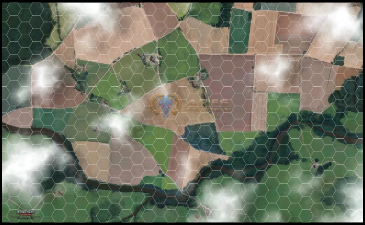 Leviathans: Neoprene Mat - French Countyside/British Channel