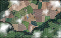 Leviathans: Neoprene Mat - French Countyside/British Channel