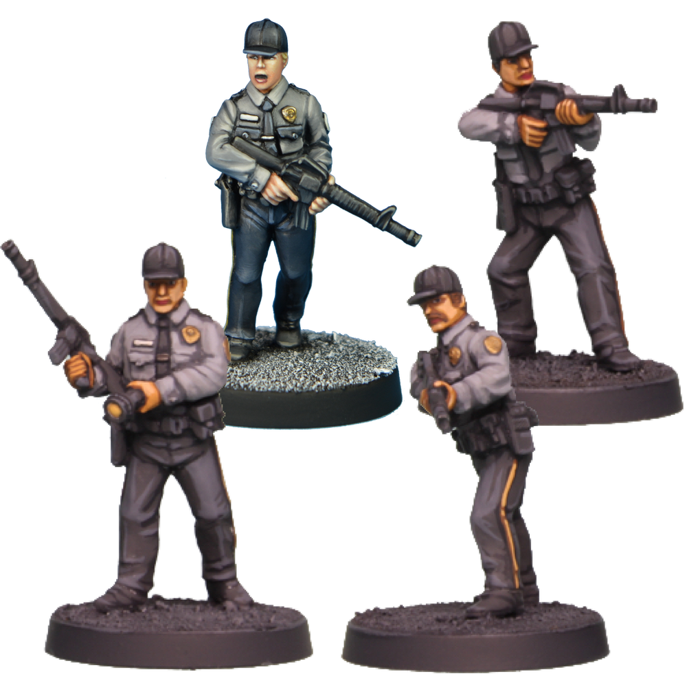 Mini Crooked Modern: Security Guards with SMGs (4)