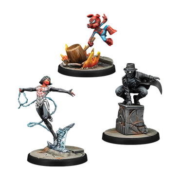 Marvel Crisis Protocol: Hero Silk, Spider-Ham & Spider-Man Noir