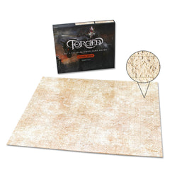 BattleMat Forged: Basic Campaign Edition 39"x22" Dry Erase w/Grid and Hex Map Pattern - Gameboard Only Edition