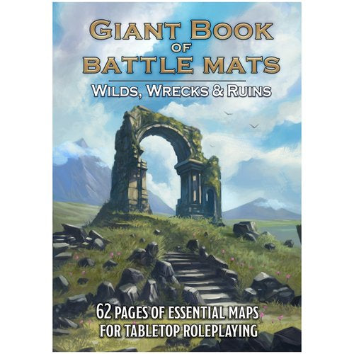 Battlemat Loke: Big Book of Battle Mats Wilds, Wrecks & Ruins