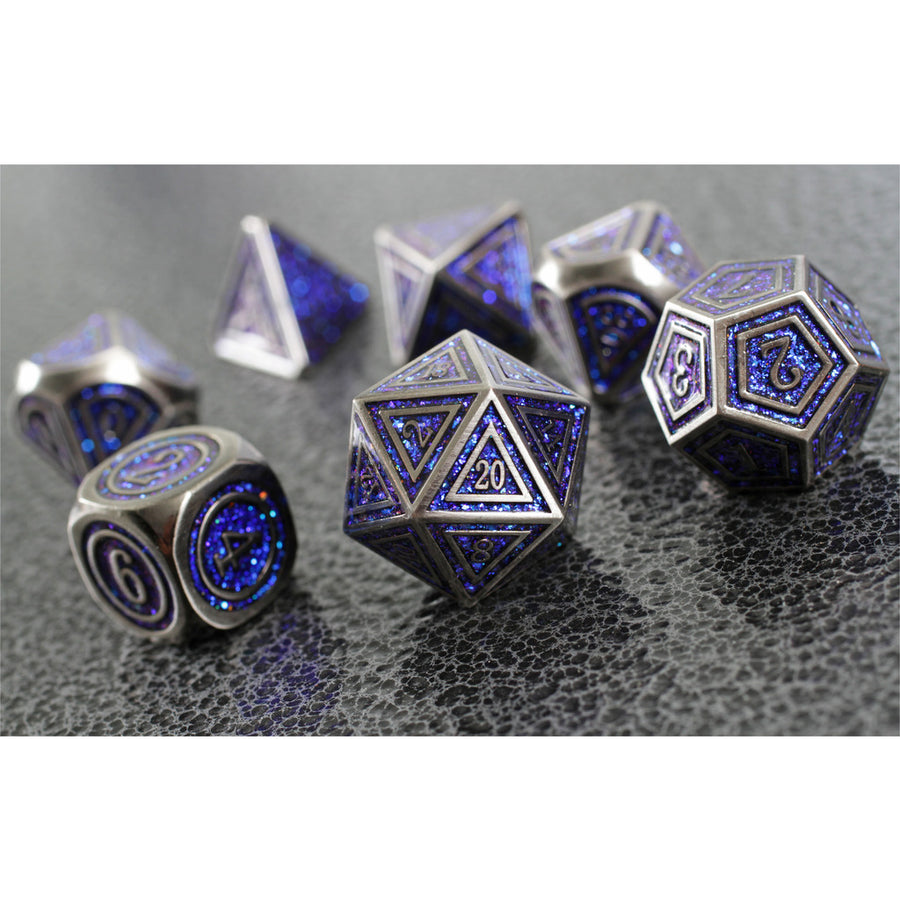 Dice Forged: Poly 7 set Futuristic