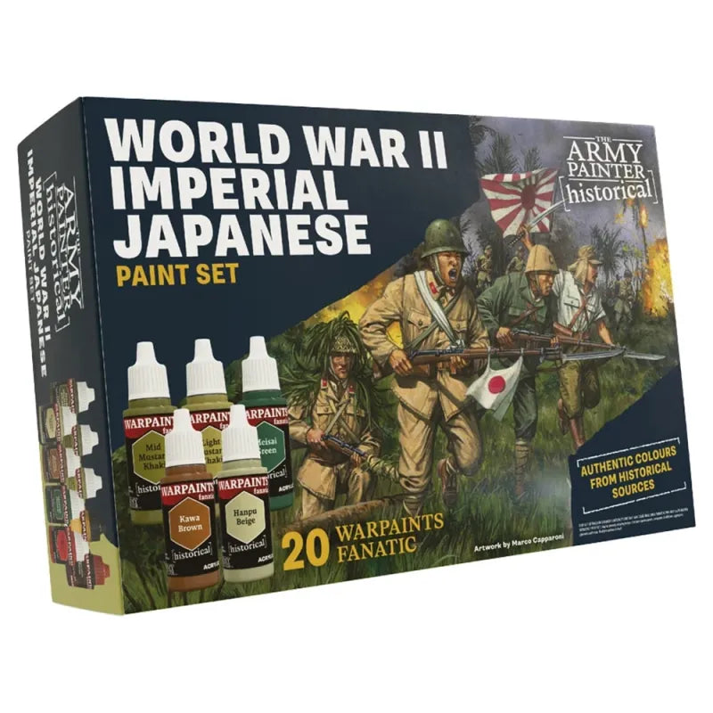 Paint Army Painter: Warpaints Set Historical WWII- Imperial Japanese (20 paints)