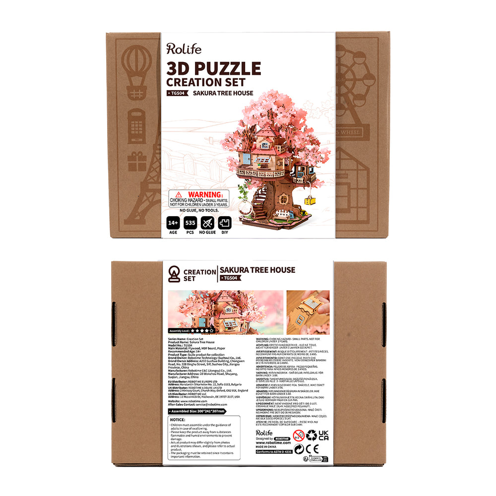 Model Rolife: Booknook Sakura Tree House